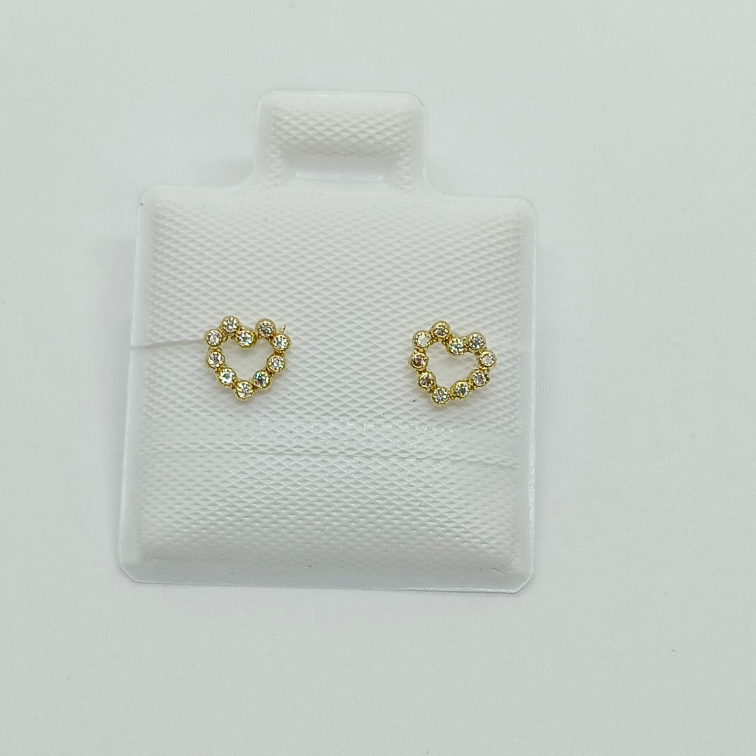 BROQUELES BROQUEL FIG CORAZON 14K 0.23 GR (NUEVO)