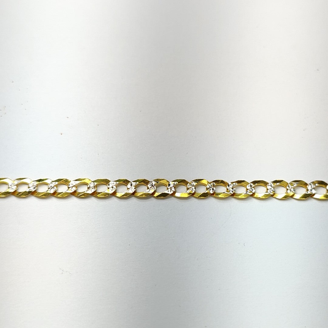 PULSERA BARBADA 14K 21 CM 5.7 GR (NUEVO)
