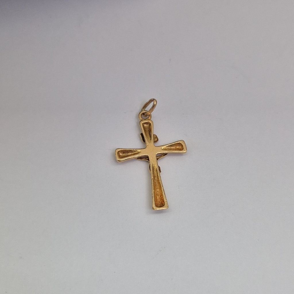 CRUCIFIJO ORO 10 K 1,40 GRMS (SEMINUEVO)