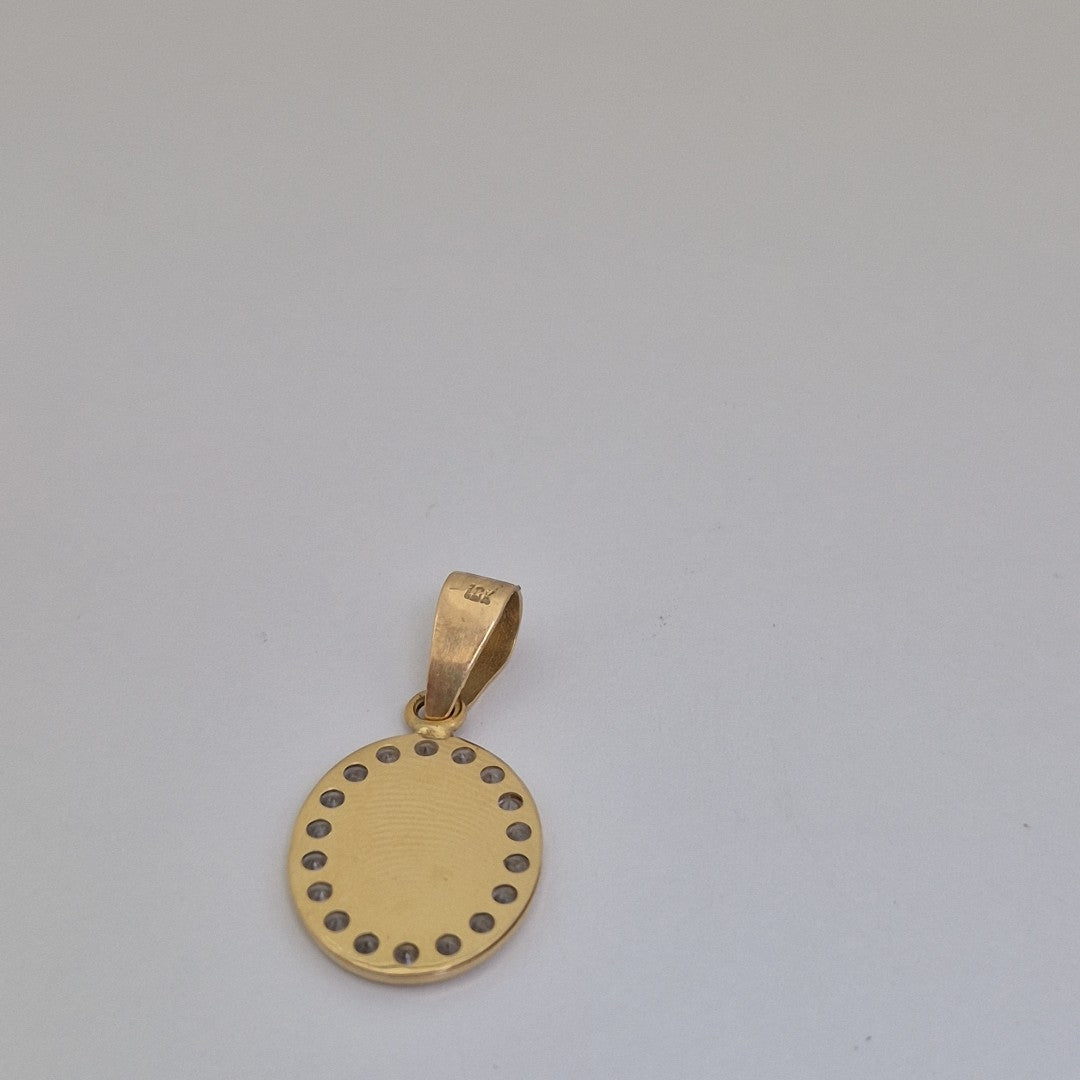 MEDALLA RELIGIOSA ORO 10 K 1,40 GRMS (SEMINUEVO)