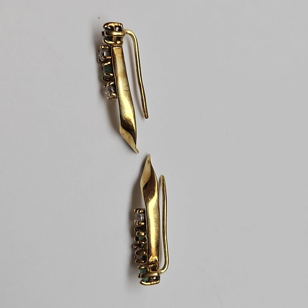 ARETES PAR ORO 14 K 3,20 GRMS (SEMINUEVO)