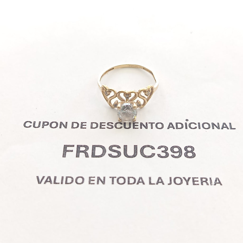 SOLITARIO ORO 10 K 1.8 GRMS (SEMINUEVO)
