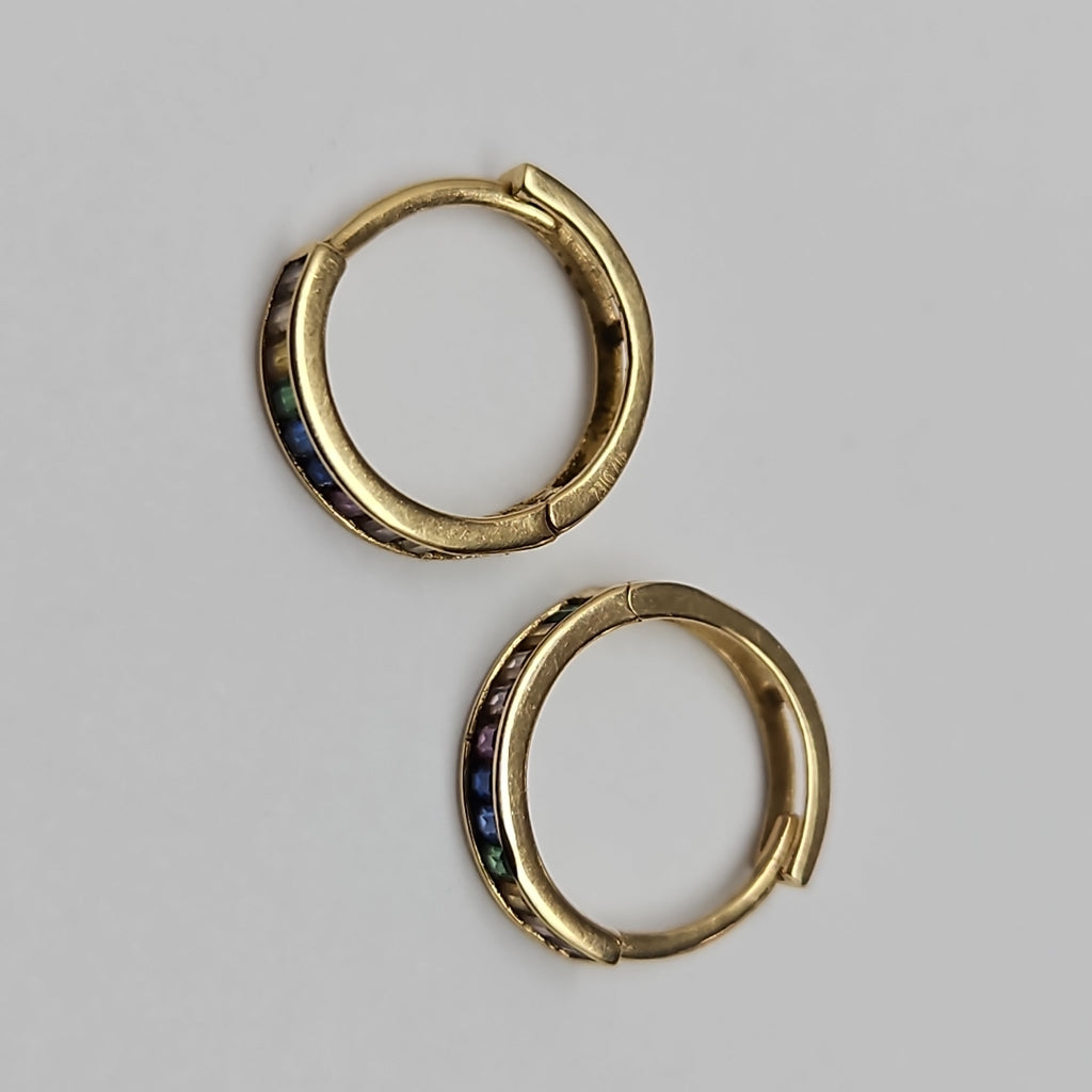 ARETES PAR ORO 10 K 1,00 GRMS (SEMINUEVO)