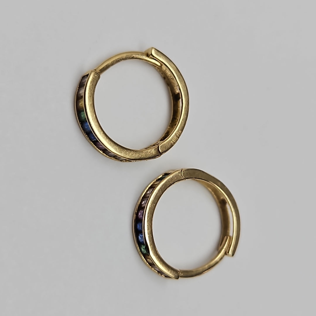 ARETES PAR ORO 10 K 1,00 GRMS (SEMINUEVO)