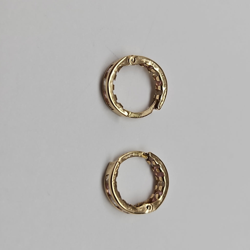 ARETES PAR ORO 14 K 1,00 GRMS (SEMINUEVO)