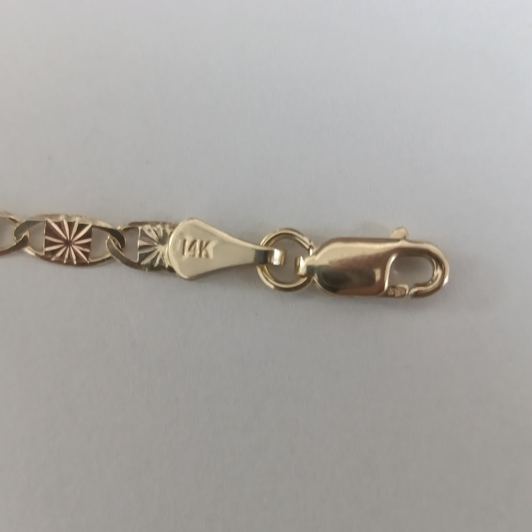 PULSERA GUCHI 14K 18 CM 2.8 GR (NUEVO)