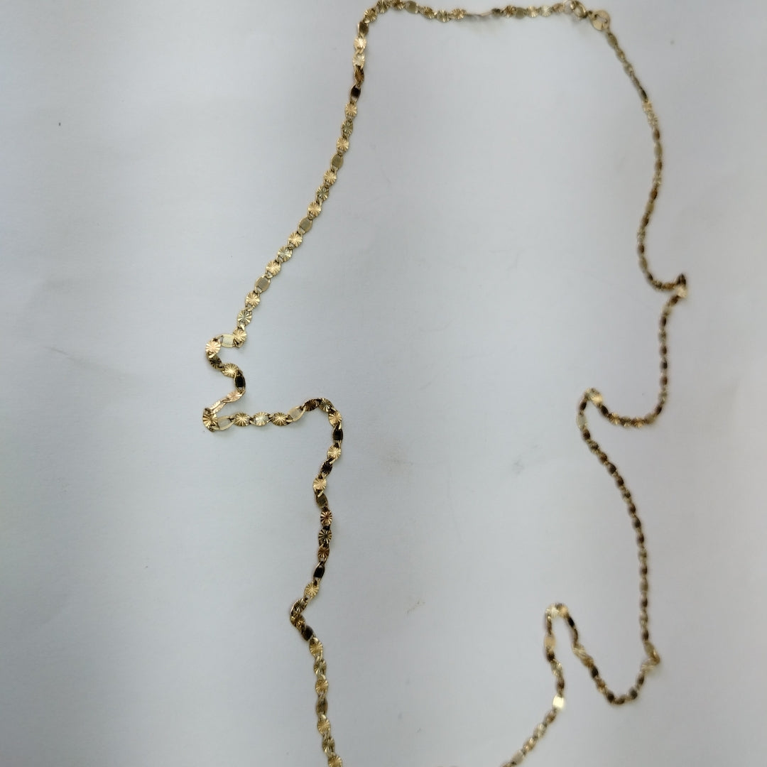 CADENA ORO COMBINADO 10 K 3,00 GRMS (SEMINUEVO)