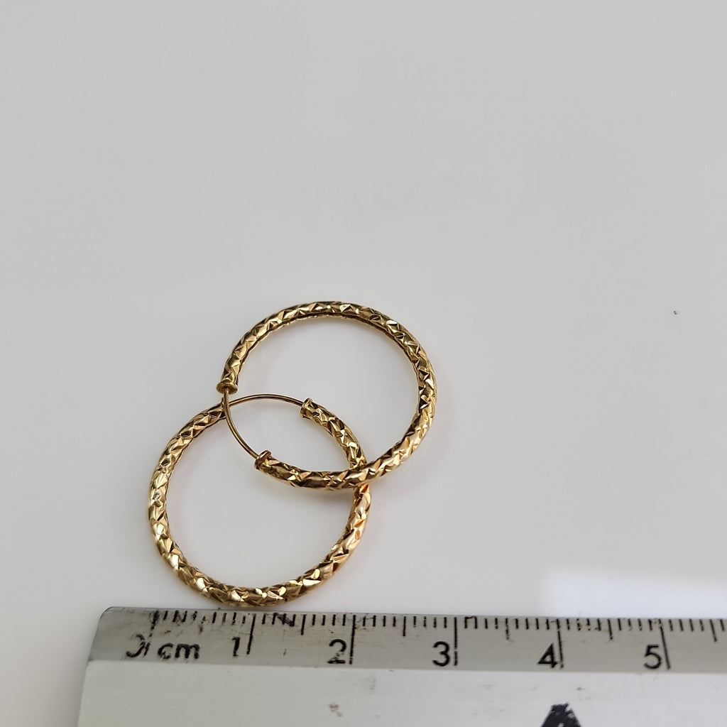 ARRACADAS PAR ORO 14 K 1 GRMS (SEMINUEVO)