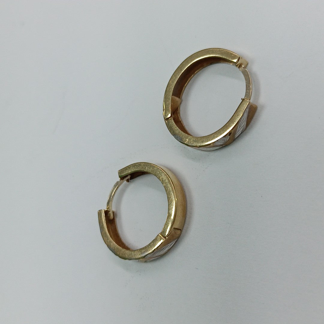 ARRACADAS PAR ORO 14 K 2,10 GRMS (SEMINUEVO)