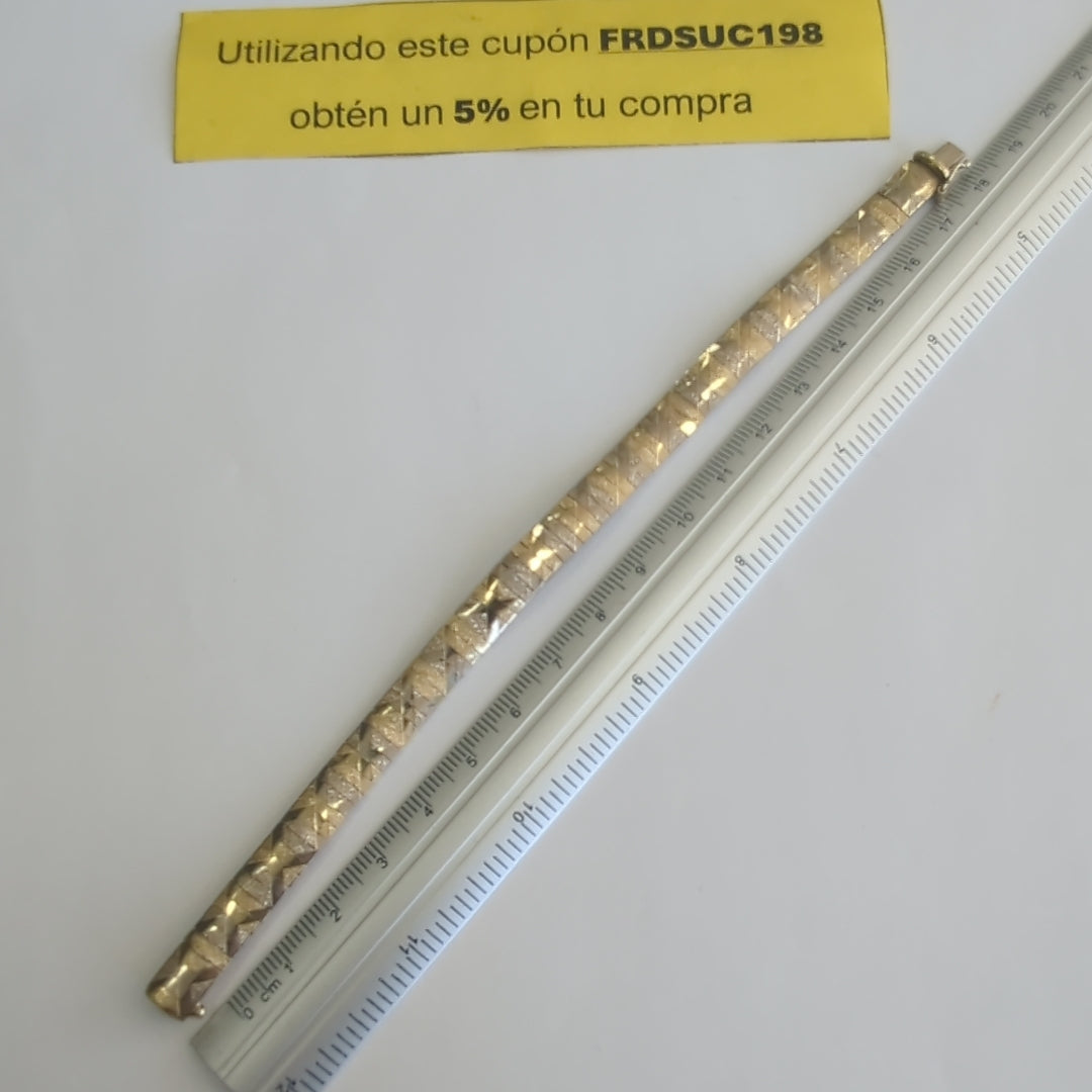 PULSERA RIGIDA ORO 10 K 12,30 GRMS (SEMINUEVO)