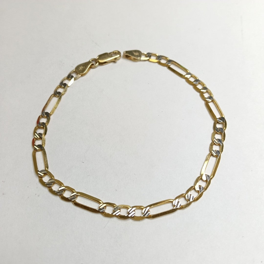 PULSERA ORO, RODIADO 10 K 5.3 GRMS (SEMINUEVO)