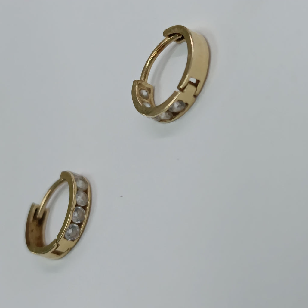 ARRACADAS PAR ORO 14 K 0,70 GRMS (SEMINUEVO)