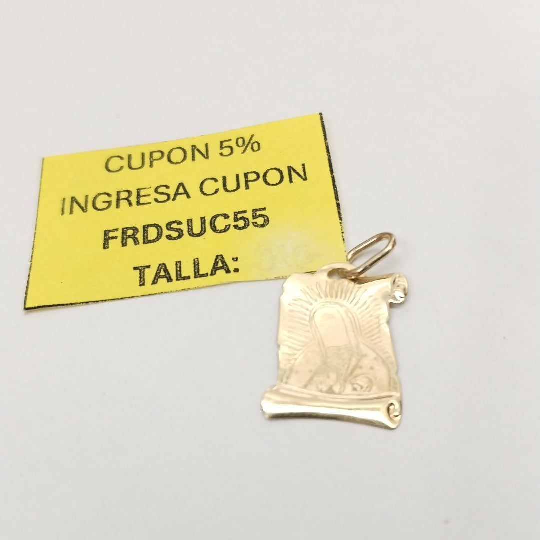 MEDALLA RELIGIOSA ORO 14 K 0,50 GRMS (SEMINUEVO)