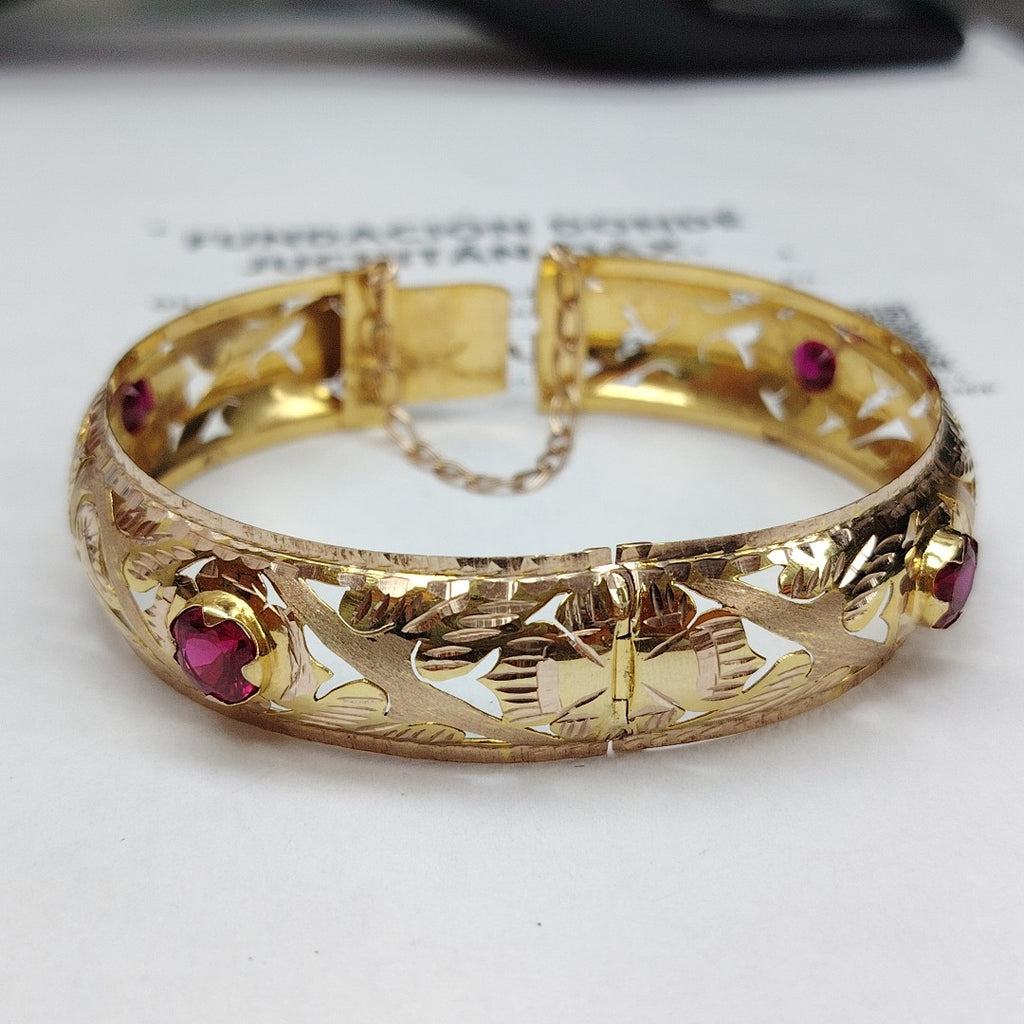 PULSERA RIGIDA ORO 10 K 15.4 GRMS (SEMINUEVO)