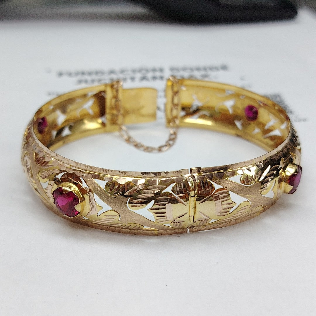 PULSERA RIGIDA ORO 10 K 15.4 GRMS (SEMINUEVO)