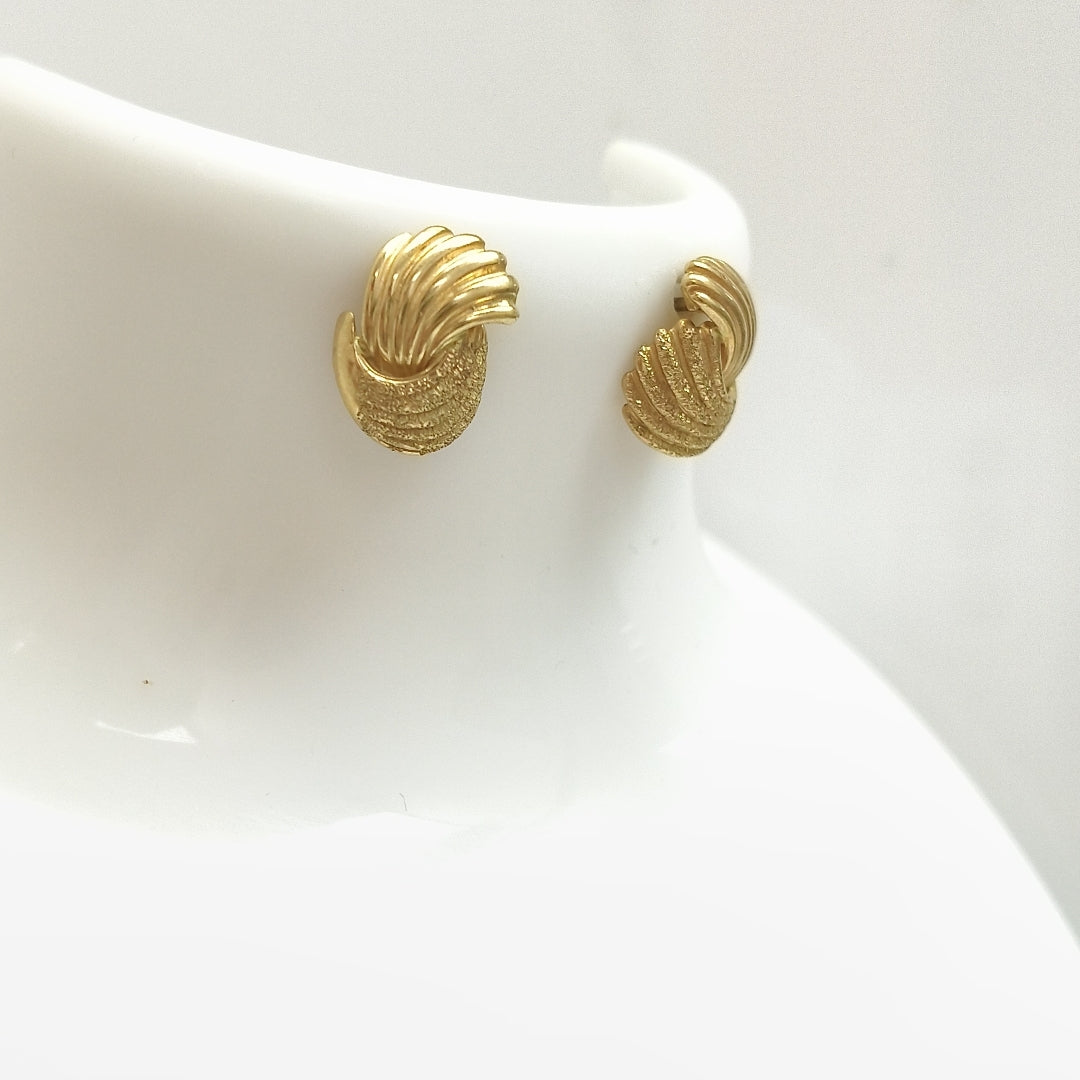 BROQUELES PAR ORO 14 K 4,20 GRMS (SEMINUEVO)