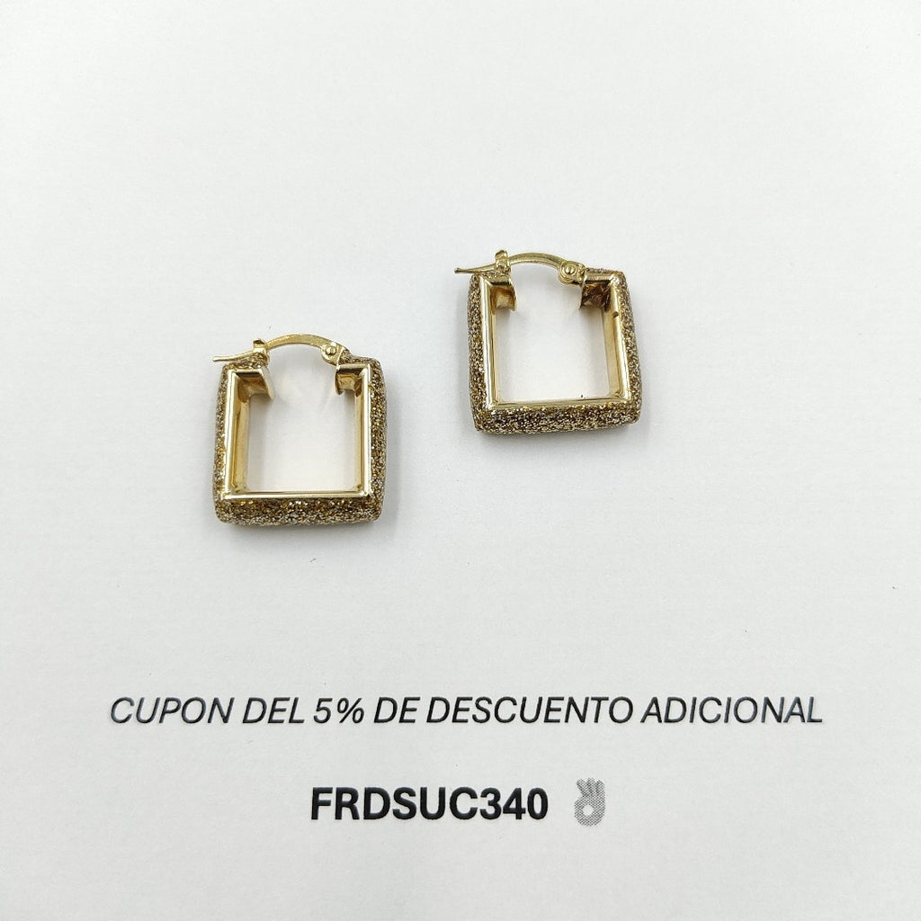 ARRACADAS PAR ORO 14 K 4,60 GRMS (SEMINUEVO)