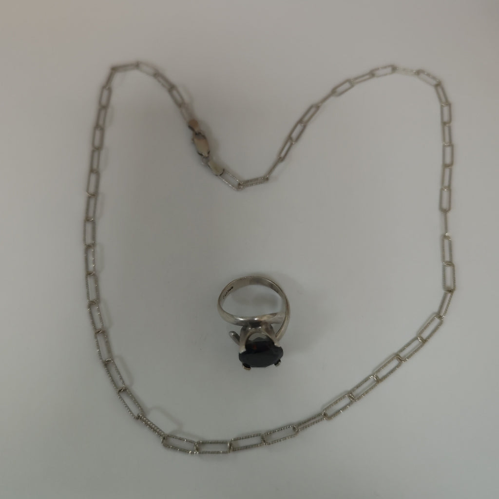 ANILLITO, CADENA PLATA 12.1 GRMS (SEMINUEVO)