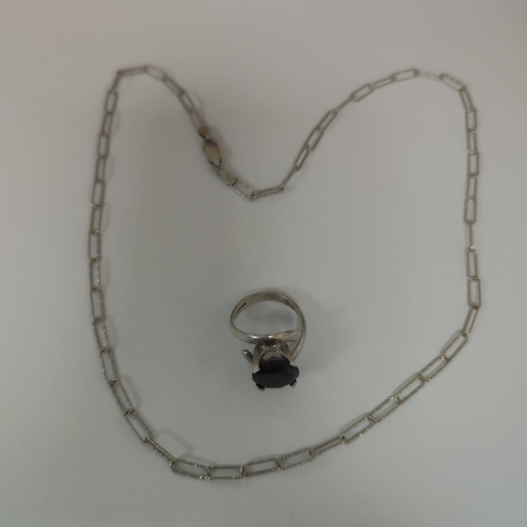 ANILLITO, CADENA PLATA 12.1 GRMS (SEMINUEVO)