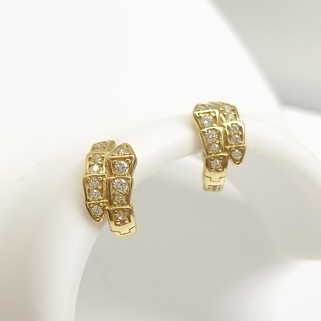 ARRACADAS PAR ORO 14 K 3.2 GRMS (SEMINUEVO)