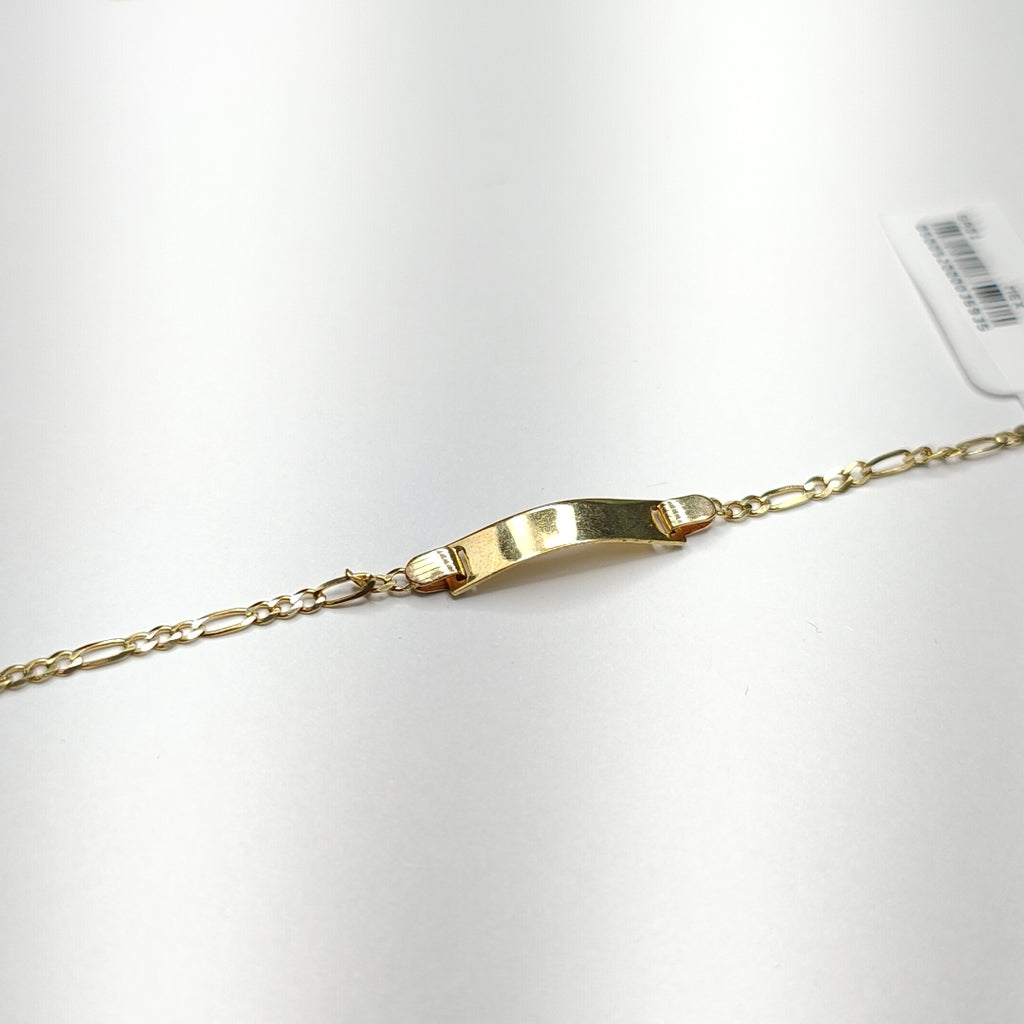 PULSERA ESCLAVA 3X1 14K 16 CM 2.8 GR (NUEVO)