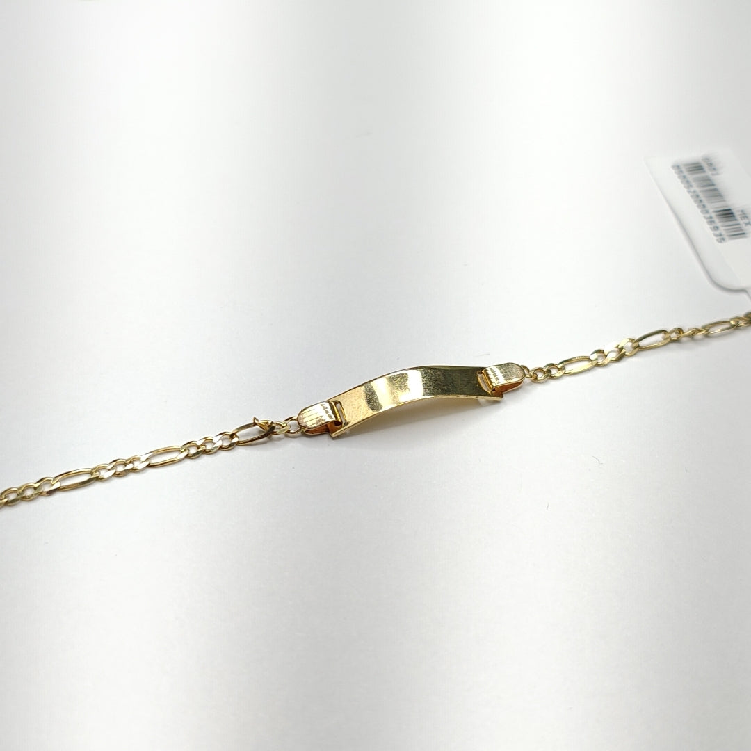 PULSERA ESCLAVA 3X1 14K 16 CM 2.8 GR (NUEVO)
