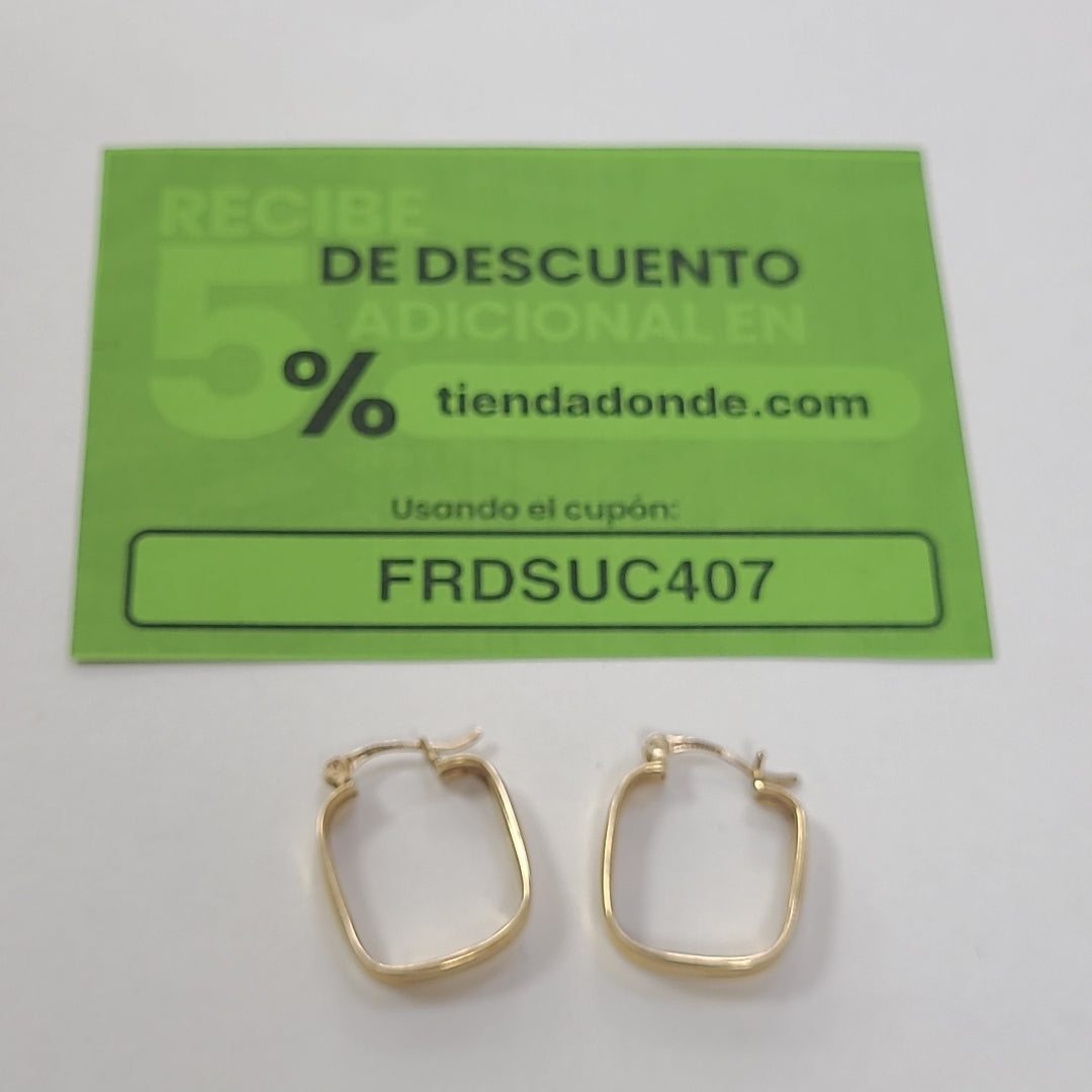 ARRACADAS PAR ORO 14 K 2,60 GRMS (SEMINUEVO)