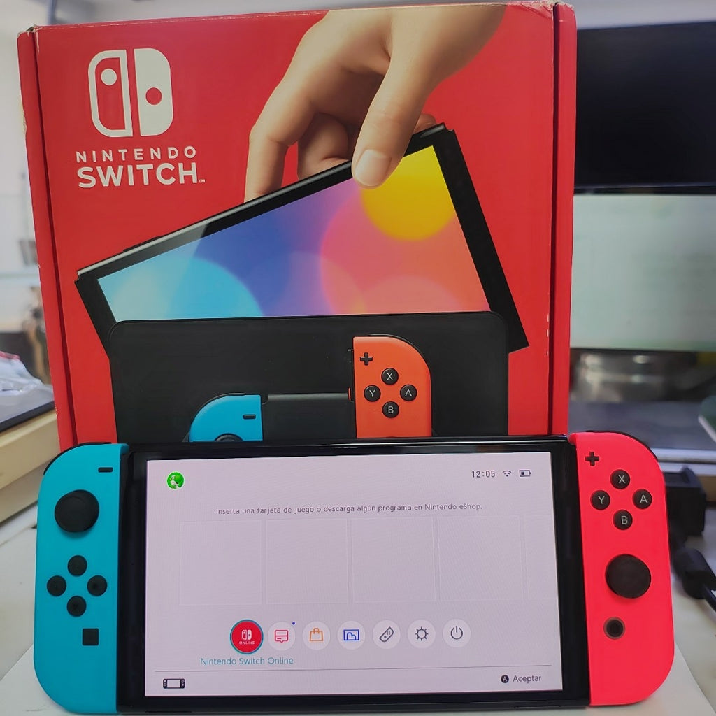 CONSOLA DE VIDEOJUEGO NINTENDO SWITCH OLED 64 GB (SEMINUEVO)