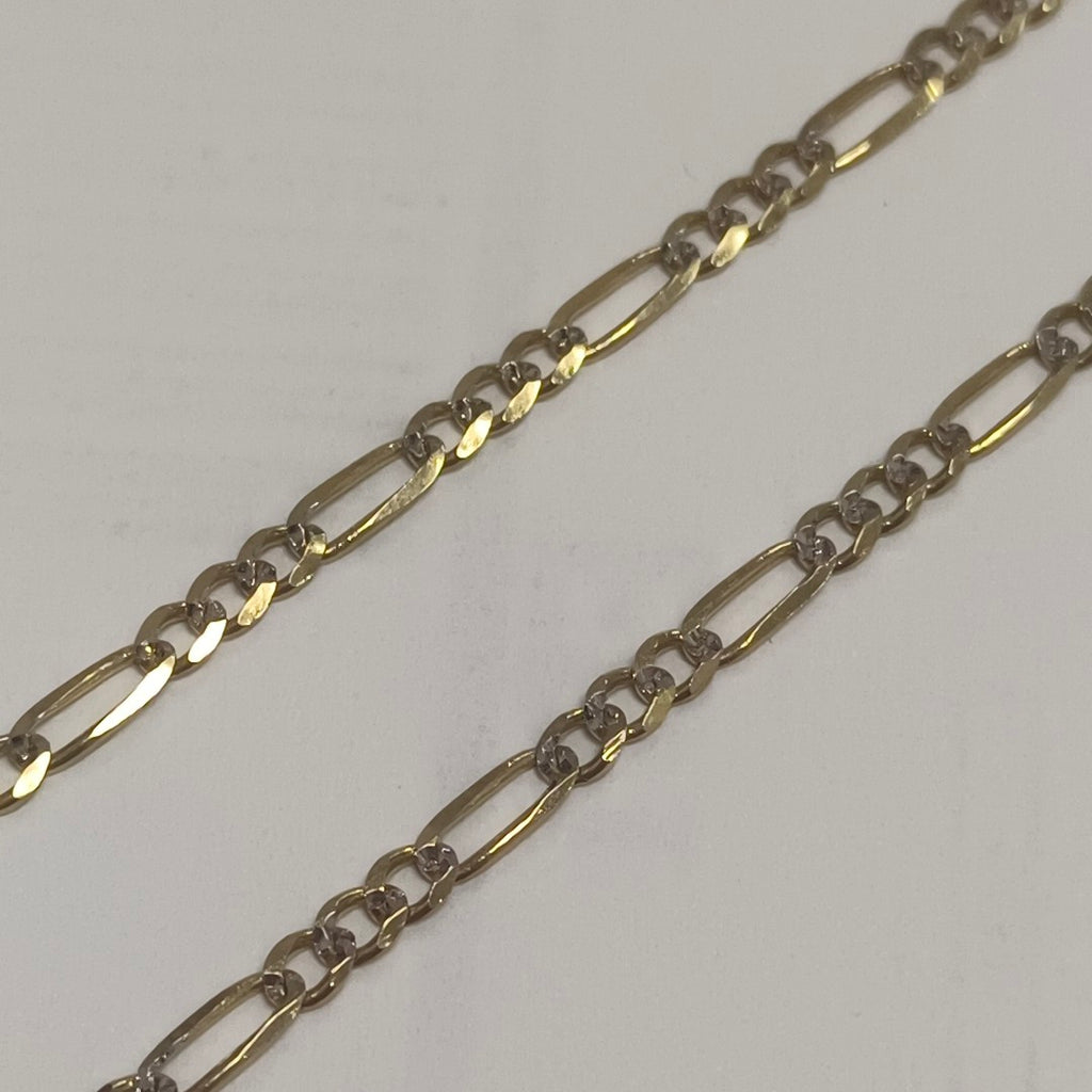 CADENA 3X1 DIAMANTADA 14K 55 CM 4.7 GR (NUEVO)