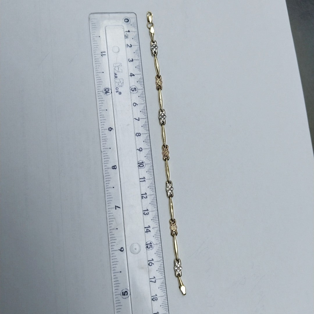 PULSERA ORO, RODIADO 14 K 3 GRMS (SEMINUEVO)