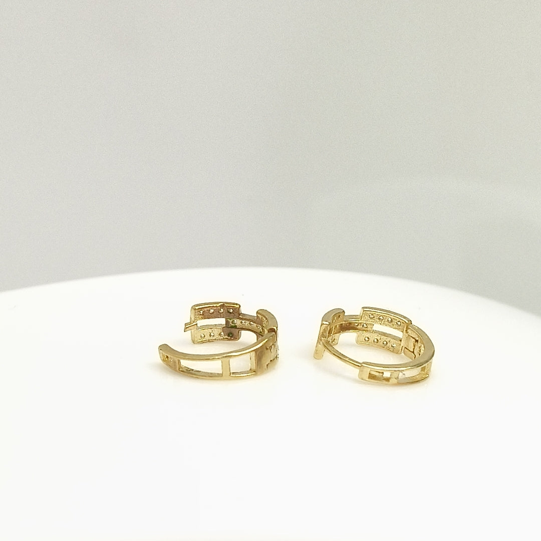 ARRACADAS PAR ORO 14 K 2,20 GRMS (SEMINUEVO)
