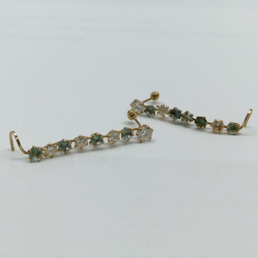 ARETES PAR ORO 14 K 1,40 GRMS (SEMINUEVO)