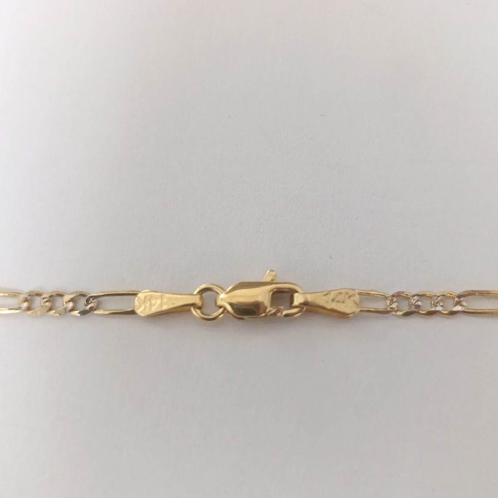 CADENA 3X1 DIAMANTADA 14K 60 CM 5.4 GR (NUEVO)