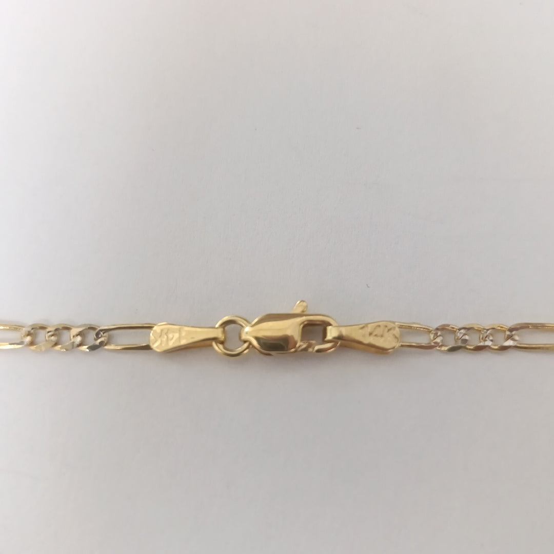 CADENA 3X1 DIAMANTADA 14K 60 CM 5.4 GR (NUEVO)