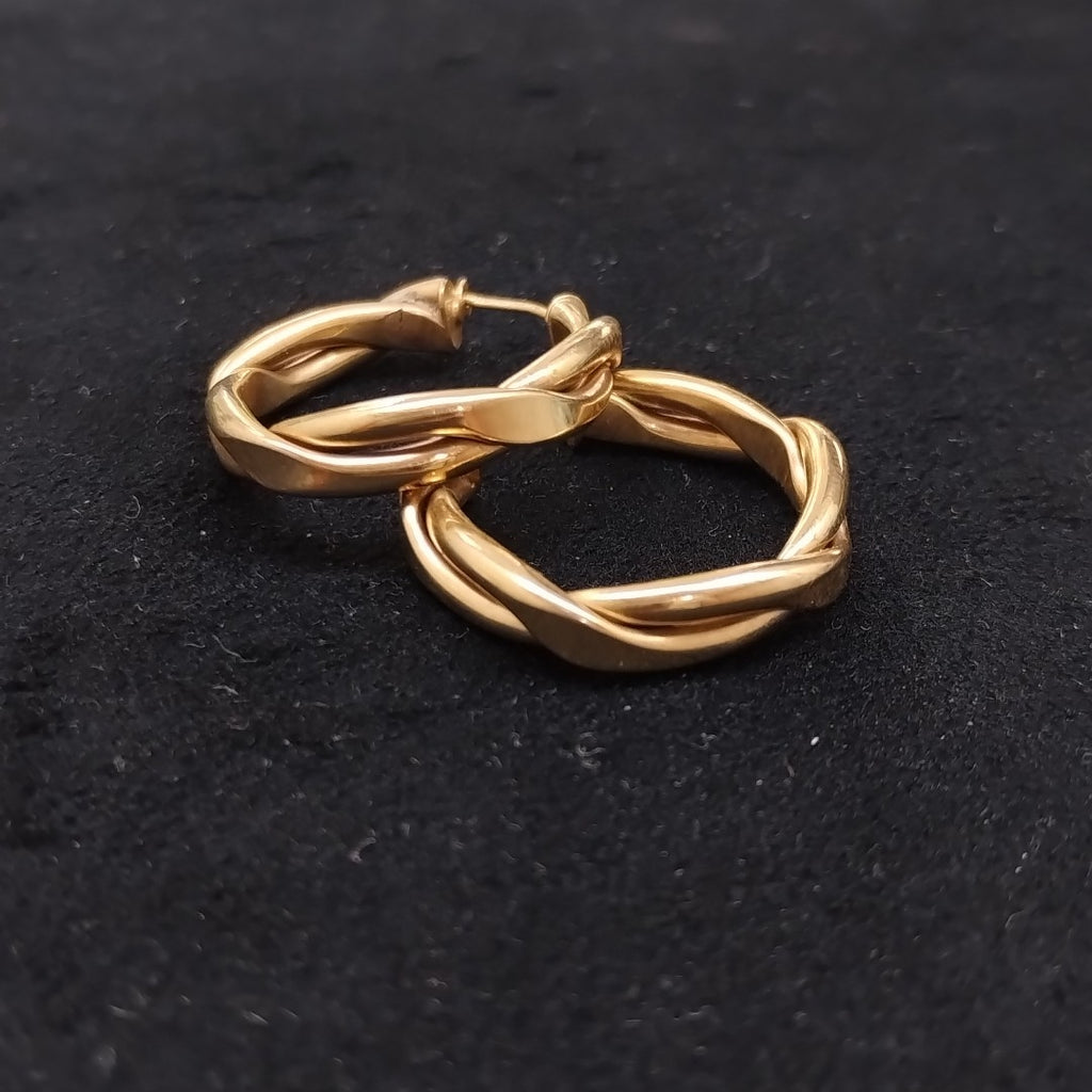 ARRACADAS PAR ORO 10 K 3,30 GRMS (SEMINUEVO)