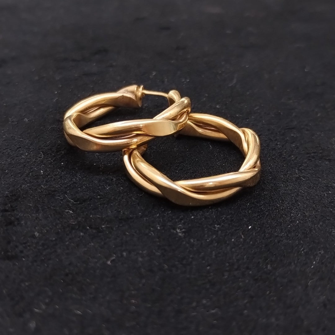 ARRACADAS PAR ORO 10 K 3,30 GRMS (SEMINUEVO)