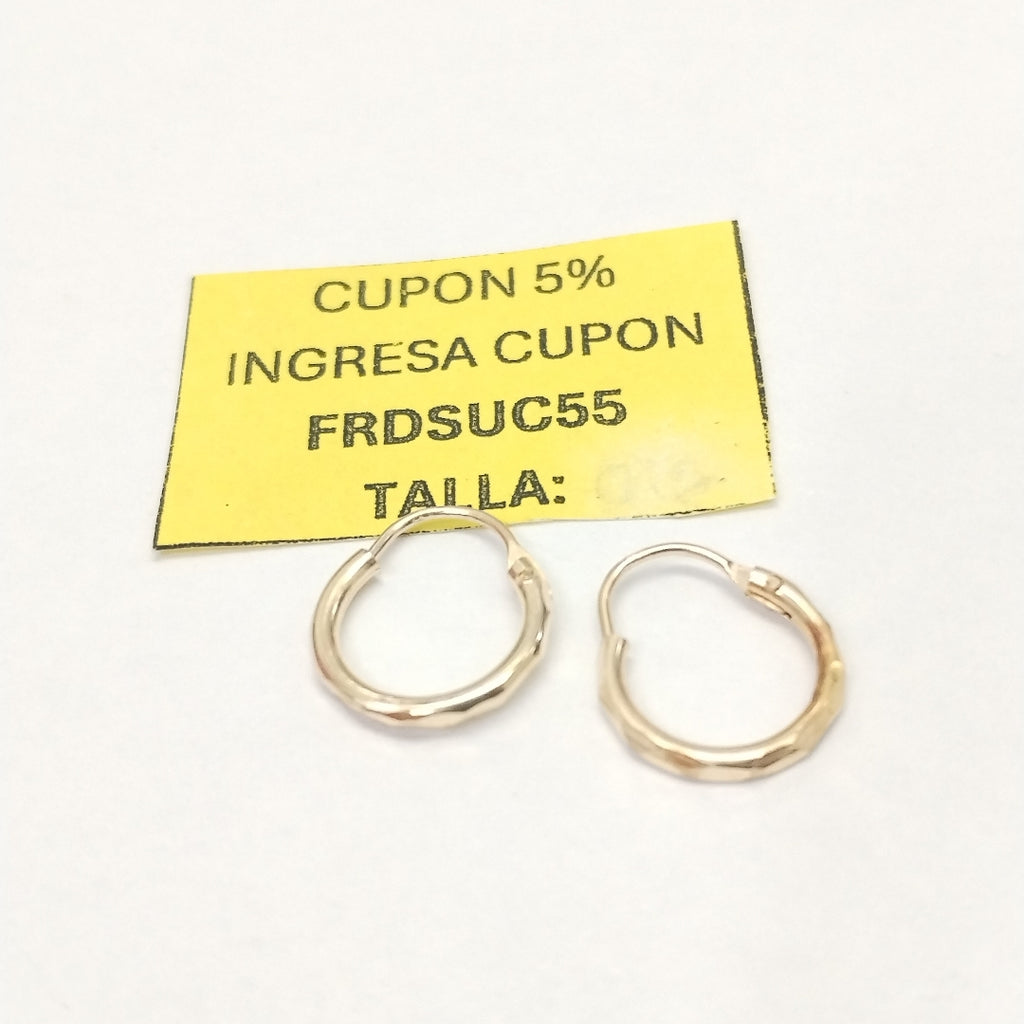 ARRACADAS PAR ORO 14 K 0,70 GRMS (SEMINUEVO)