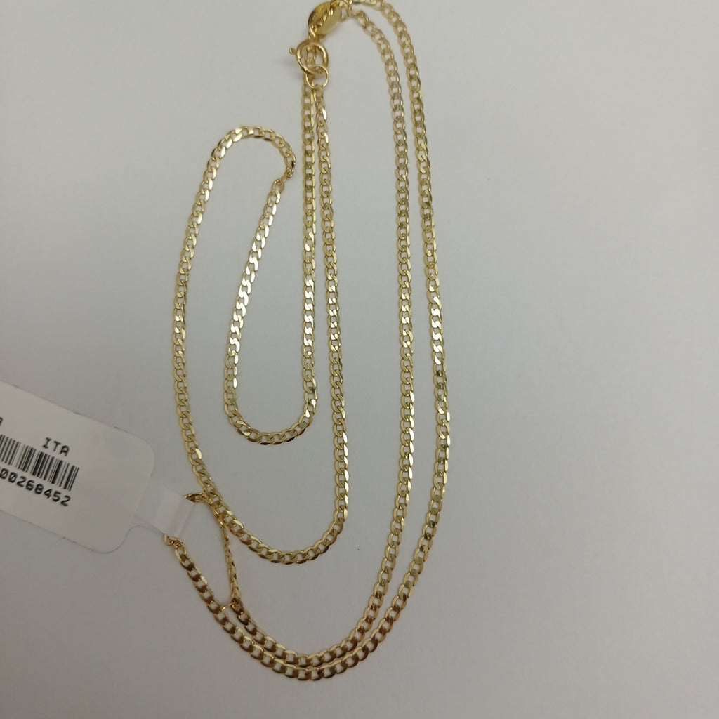CADENAS BARBADA AMARILLA ORO 14K 1.9 (NUEVO)