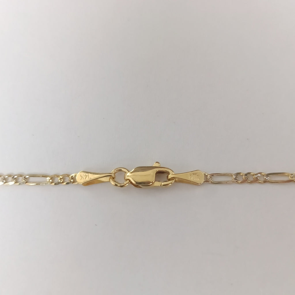 CADENA 3X1 14K 50 CM 3.4 GR (NUEVO)