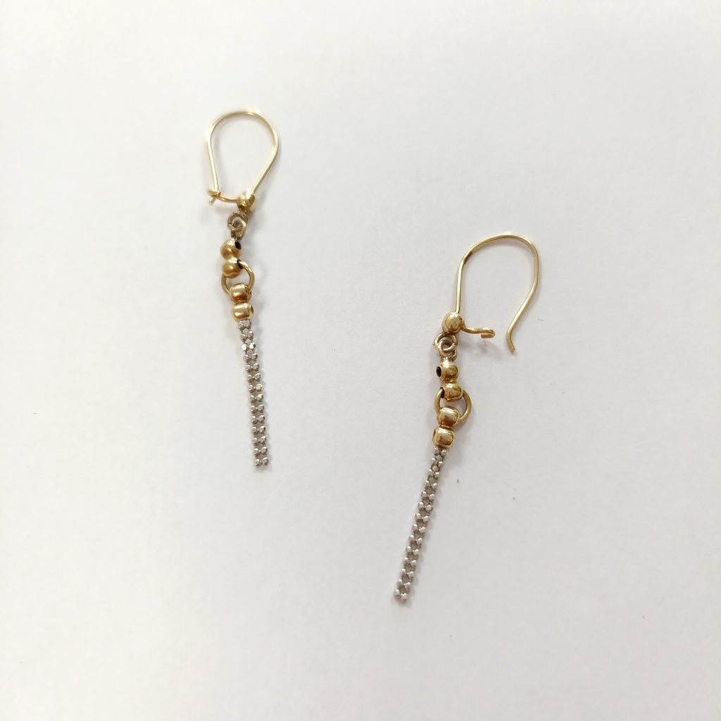 ARETES PAR ORO 14 K 1,50 GRMS (SEMINUEVO)