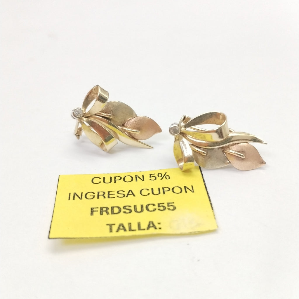 ARETES PAR ORO 14 K 4,40 GRMS (SEMINUEVO)