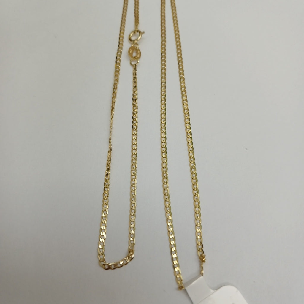 CADENAS BARBADA AMARILLA ORO 14K 2.2 (NUEVO)