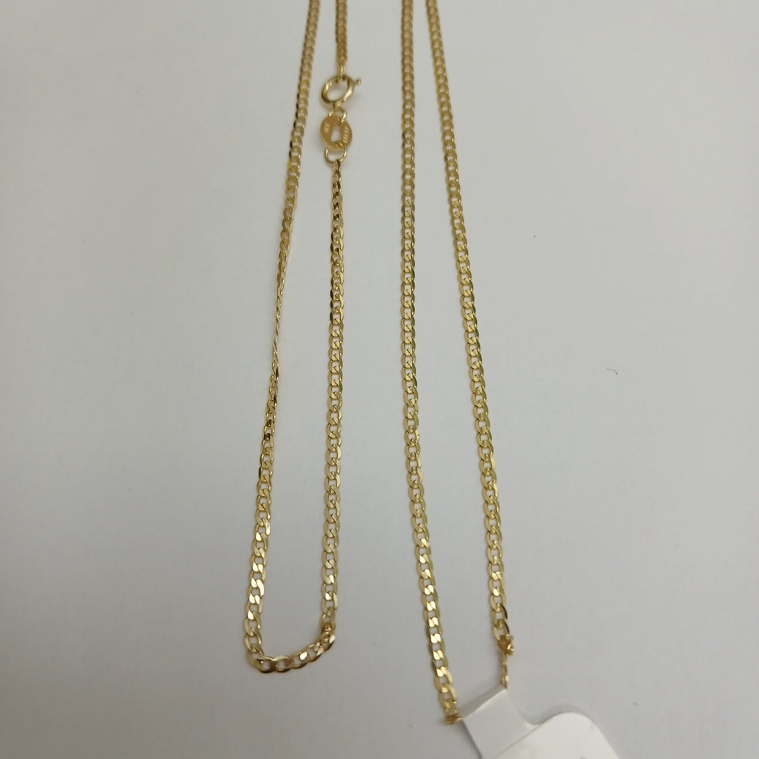 CADENAS BARBADA AMARILLA ORO 14K 2.2 (NUEVO)