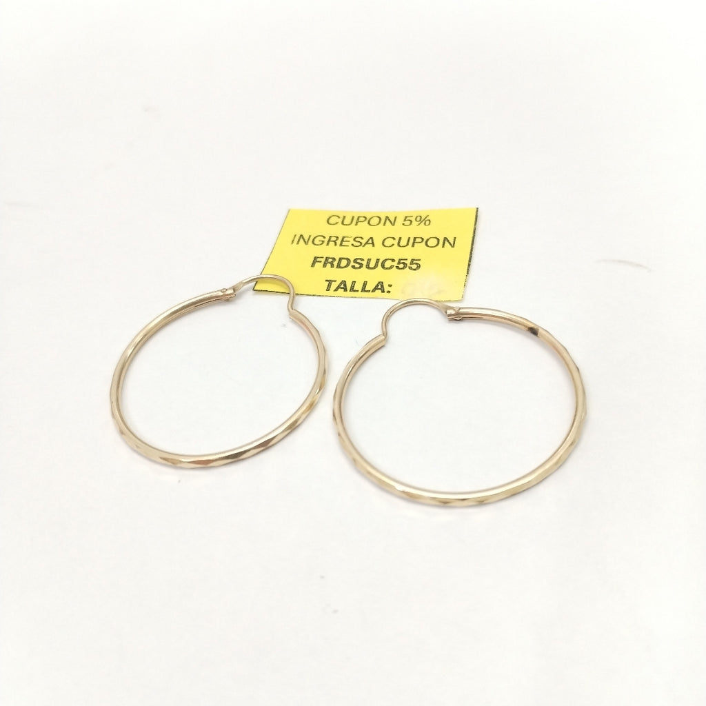ARRACADAS PAR ORO 14 K 2,40 GRMS (SEMINUEVO)