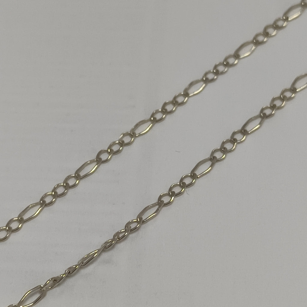 CADENAS TEJIDO 3X1 ORO 10K 55 CM 2.1 GR (NUEVO)
