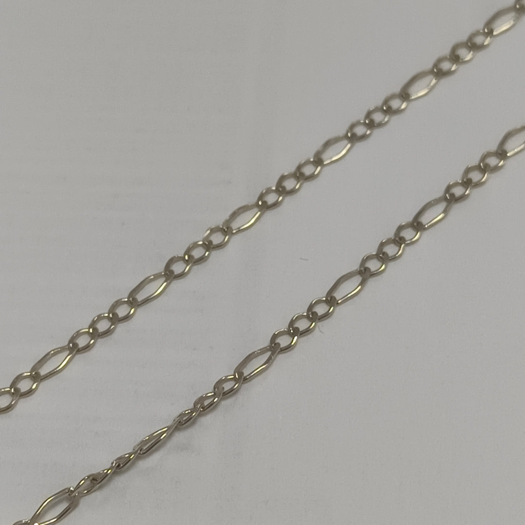 CADENAS TEJIDO 3X1 ORO 10K 55 CM 2.1 GR (NUEVO)