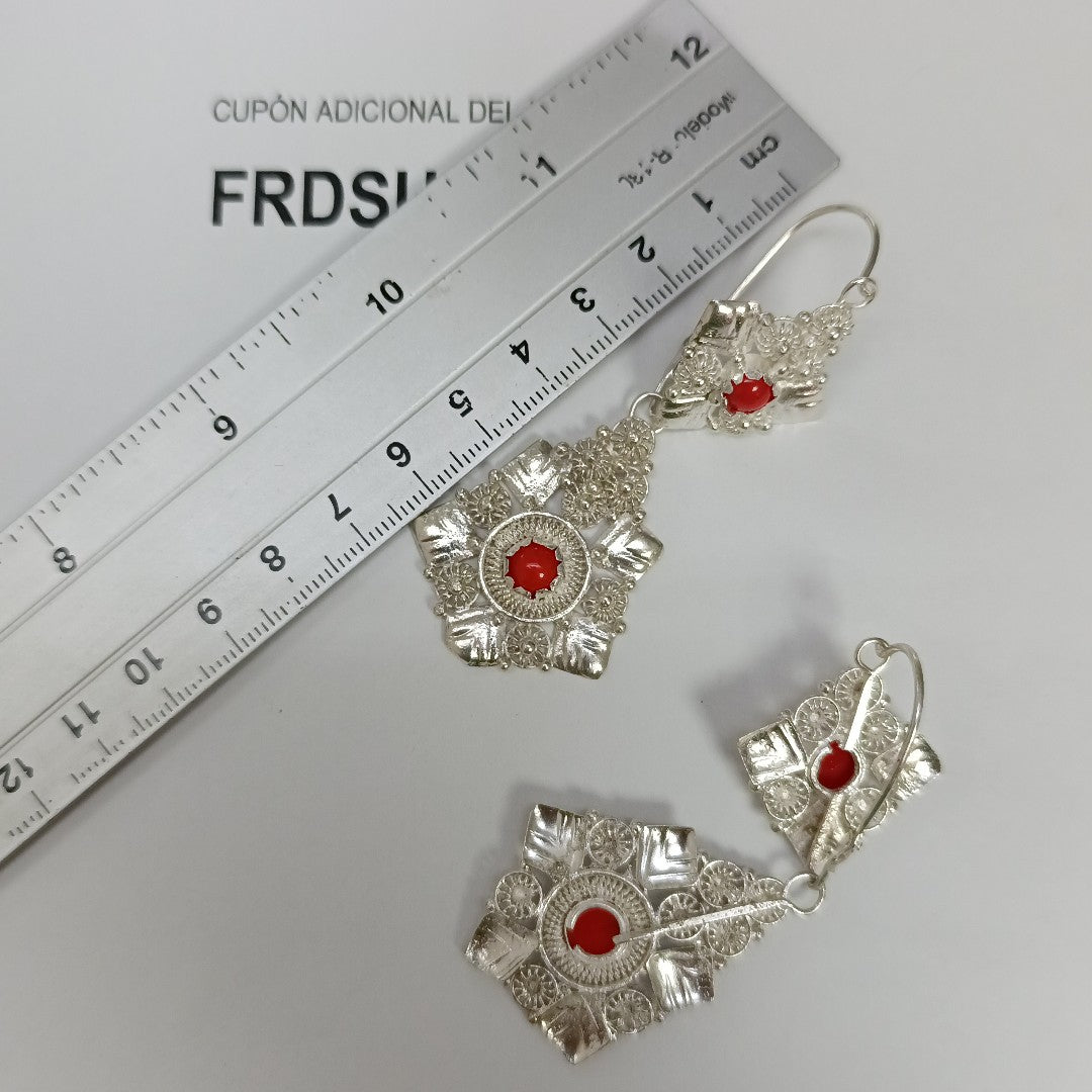 ARETES PAR PLATA 17.7 GRMS (SEMINUEVO)