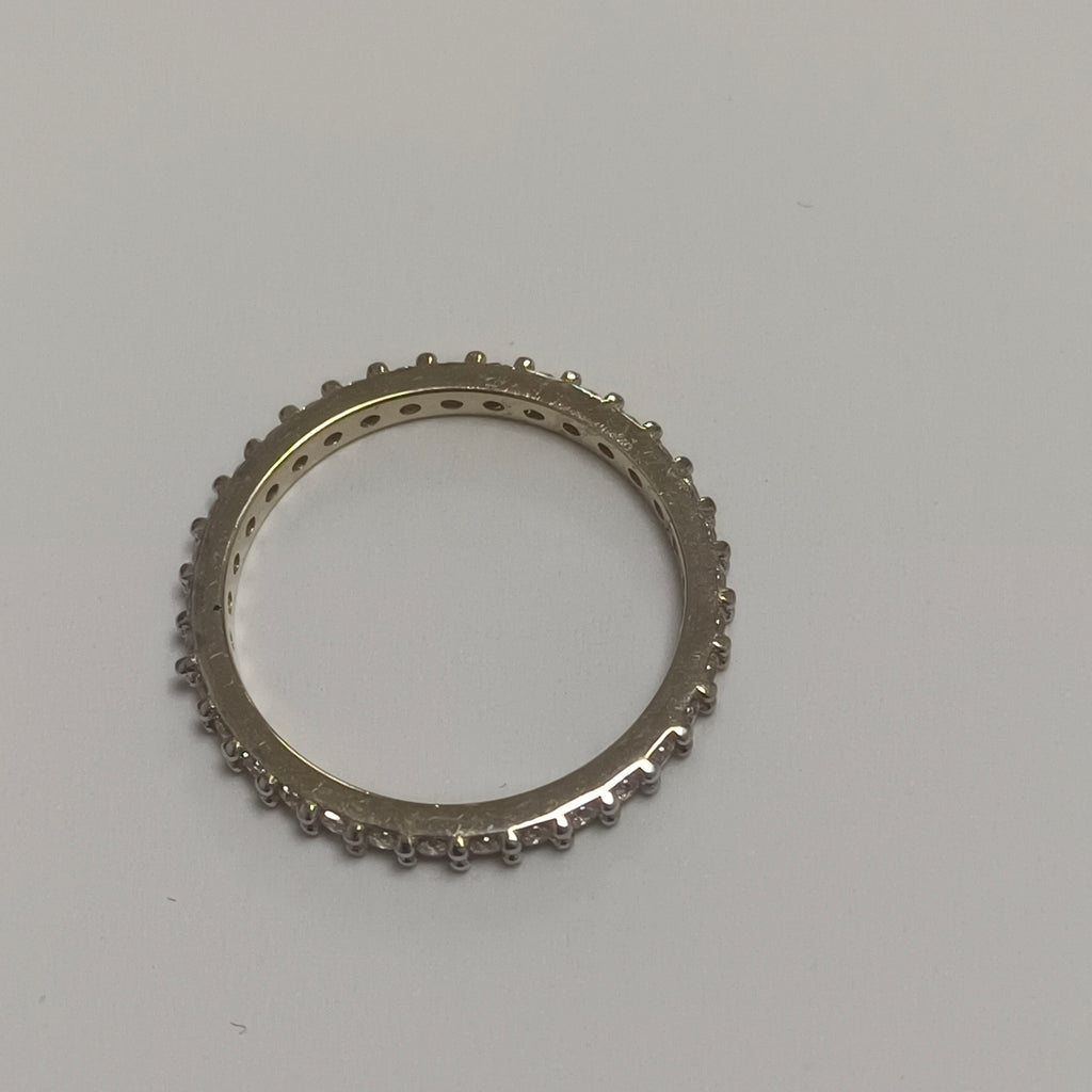ANILLO ANILLITO CHURUMBELA C CIRCONIAS 14K 6.5 TALLA 2 GR (NUEVO)
