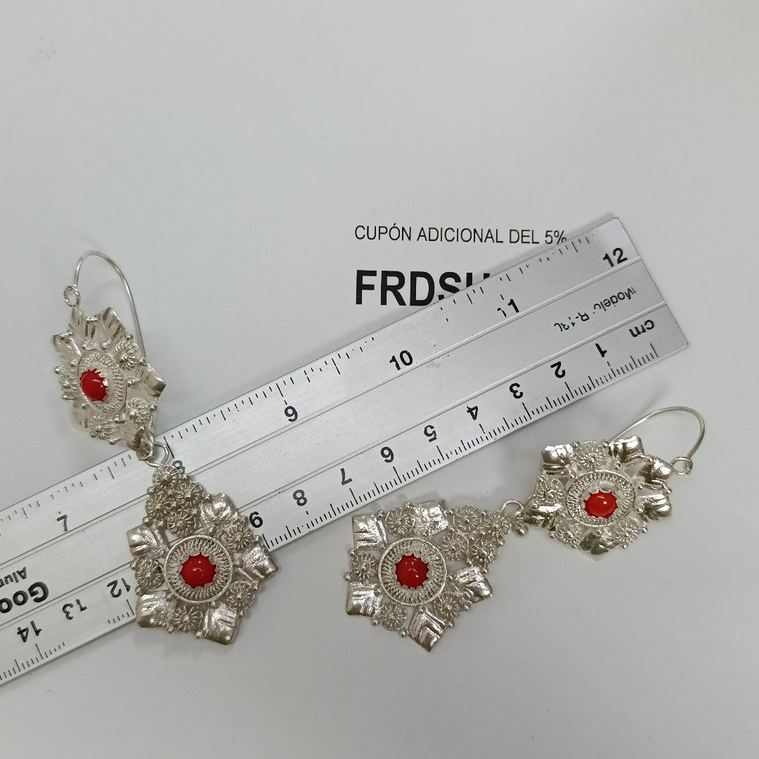 ARETES PAR PLATA 22.2 GRMS (SEMINUEVO)