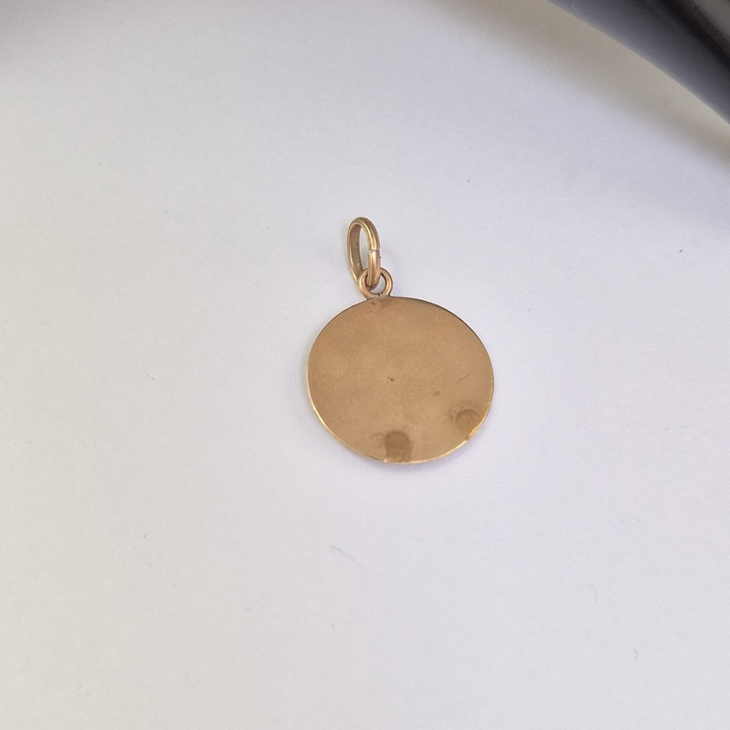 MEDALLA RELIGIOSA ORO 10 K 2,20 GRMS (SEMINUEVO)